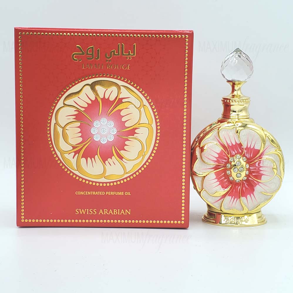 Layali Rouge 15ml Attar (Perfume Oil) - Maximum Fragrance