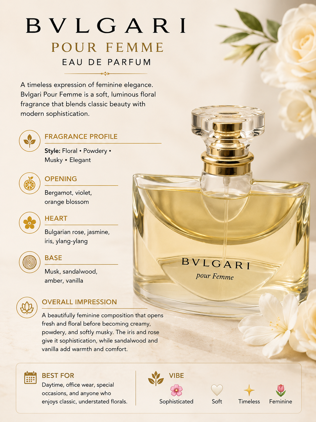 Bvlgari Pour Femme Eau de Parfum – Maximum Fragrance