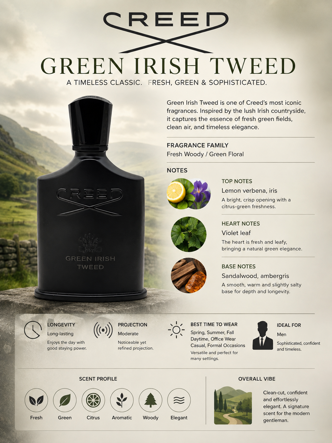 Creed Green Irish Tweed – Maximum Fragrance