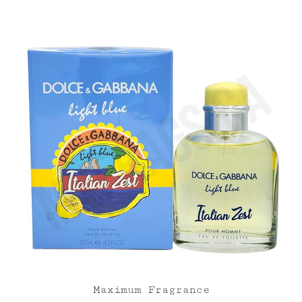 Light Blue Italian Zest Pour Homme - Maximum Fragrance