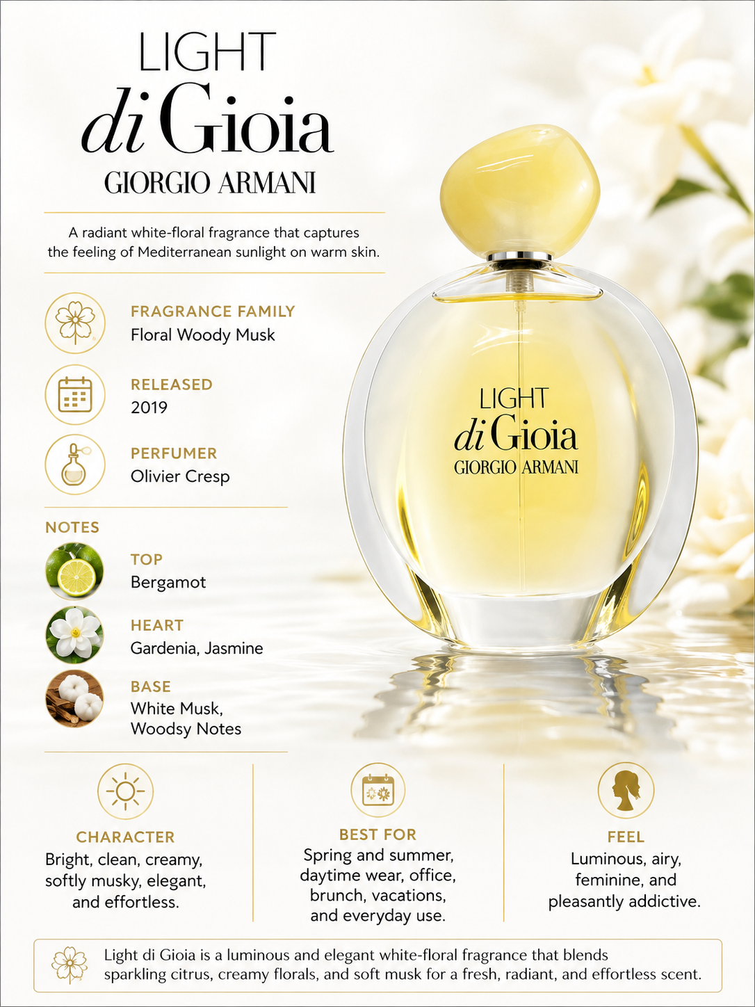 【rf】Giorgio Armani LIGHT di Gioia 香水 Light di Gioia – Maximum Fragrance
