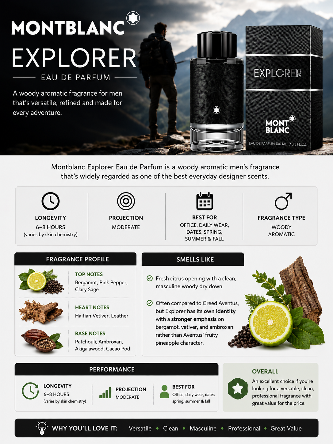 Montblanc Explorer For Men – Maximum Fragrance