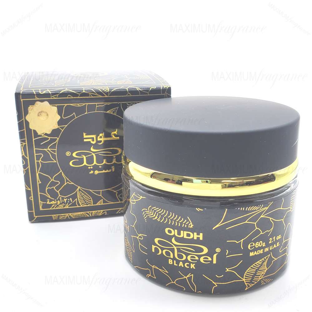 Oudh Nabeel Black 60G Bakhoor - Maximum Fragrance