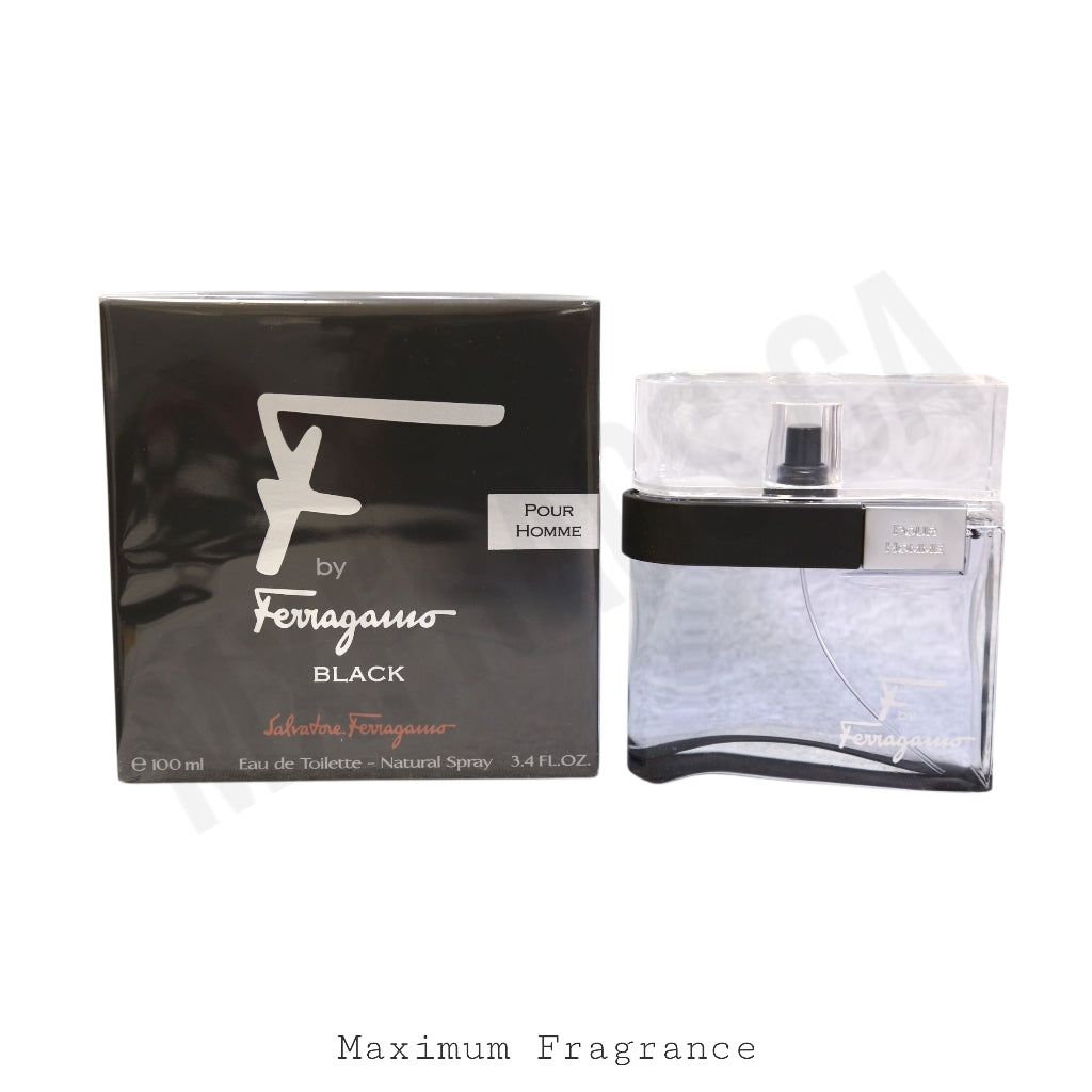 Salvatore Ferragamo F by Ferragamo Black Pour Homme